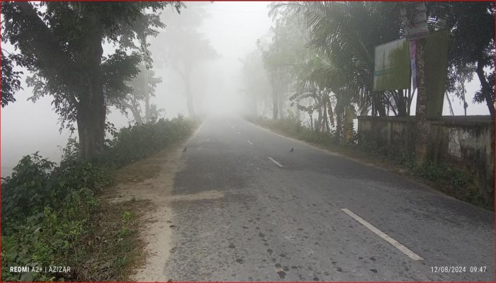 খানসামায় বেড়েছে শীতের প্রকোপ