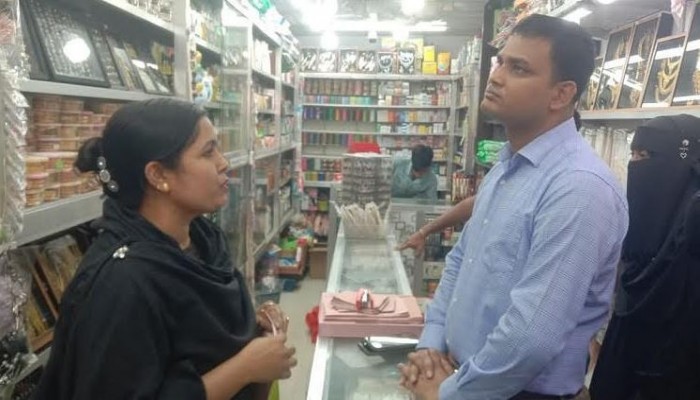 কটিয়াদীতে ব্যবসা প্রতিষ্ঠানে অভিযান,৩৬ হাজার টাকা জরিমানা