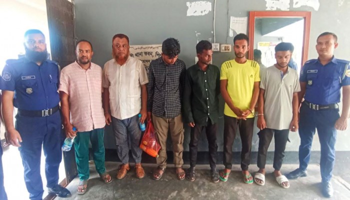 কাউখালীতে নাশকতার মামলার আসামি সহ গ্রেফতার ৬