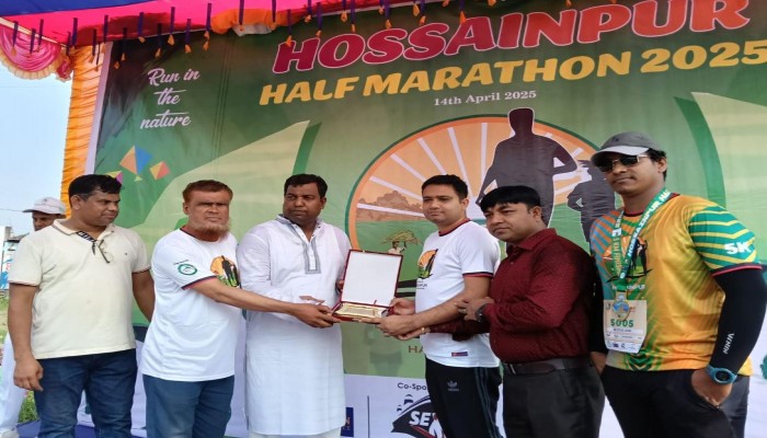 হোসেনপুরে ম্যারাথন দৌড় প্রতিযোগিতা অনুষ্ঠিত