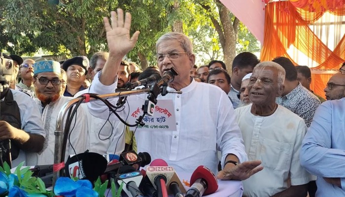 কল্পনাও করতে পারিনি দেশ ছেড়ে হাসিনাকে পালাতে হবে-ঠাকুরগাঁওয়ে মির্জা ফখরুল