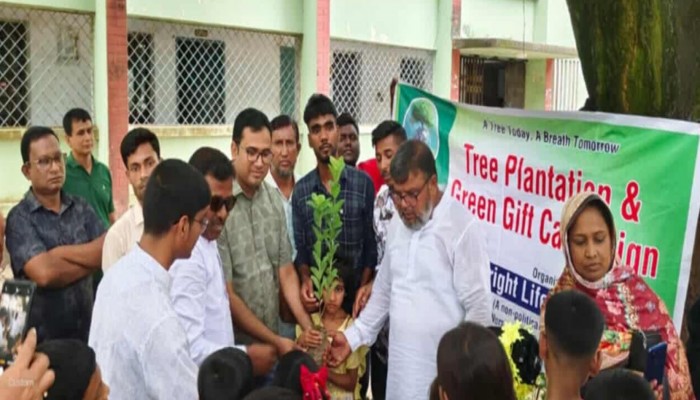 বানেশ্বরে বৃক্ষ রোপন কর্মসূচি পালন