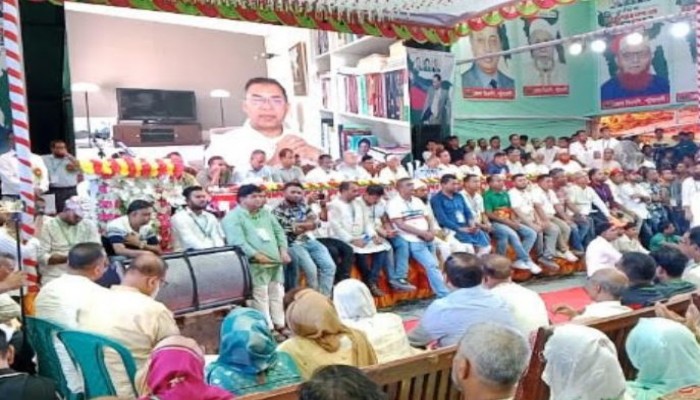 পটুয়াখালীত জেলা বিএনপির সম্মেলনে ভার্চুয়ালি বক্তৃতা প্রদান করেন তারেক রহমান