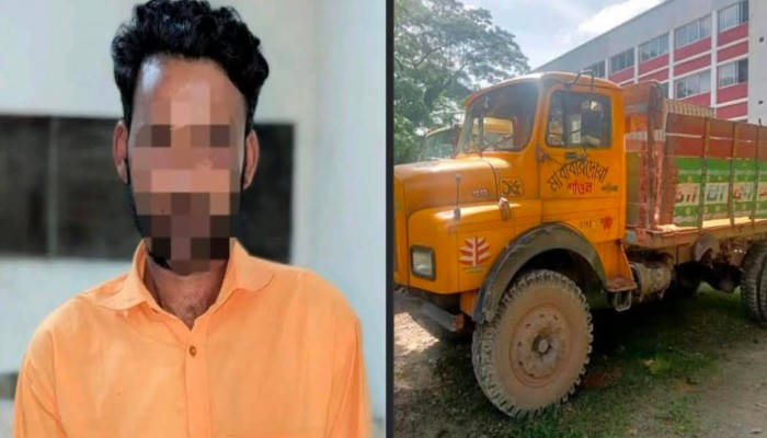 ময়মনসিংহের নান্দাইল মডেল থানার অভিযানে ট্রাক চোর চক্রের সদস্য গ্রেফতার ০১