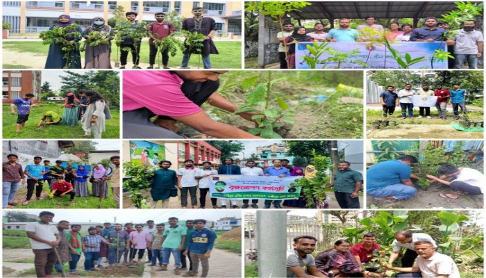 ইয়ুথ এন্ডিং হাঙ্গারের উদ্যোগে সারাদেশে দুই হাজারের অধিক গাছের চারা রোপণ