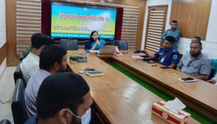বেলকুচিতে আইন-শৃঙ্খলা কমিটির মাসিক সভা অনুষ্ঠিত।