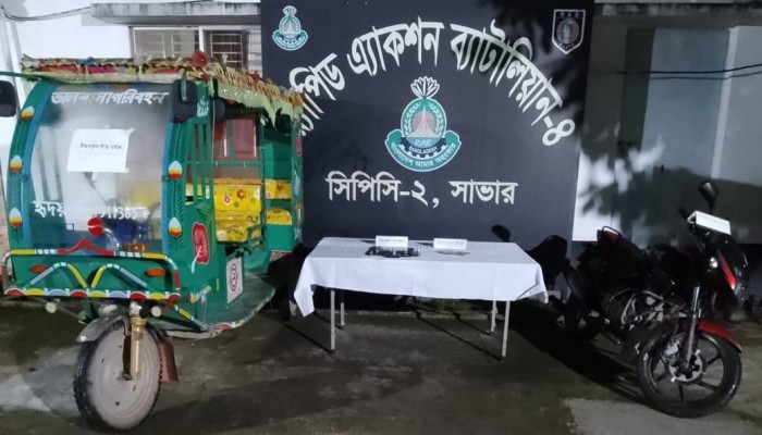 মানিকগঞ্জে খুনসহ ডাকাতি’র ঘটনায় কুখ্যাত ডাকাত সর্দার ইসমাইলসহ ০৮ জন  ডাকাত’কে গ্রেফতার করেছে র‌্যাব।