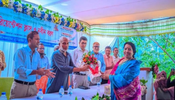 বোয়ালখালী সিরাজুল ইসলাম কলেজে নবীন বরণ অনুষ্ঠান সম্পন্ন