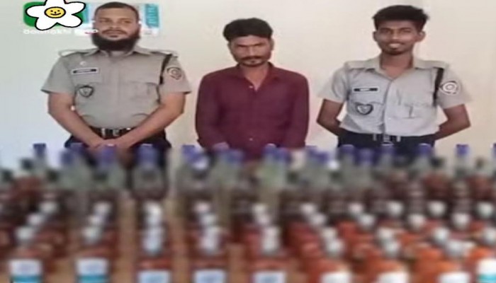 নেত্রকোণায় মাদকদ্রব্য নিয়ন্ত্রণের অভিযানে ভারতীয় ১০২ বোতল মদসহ আটক ১