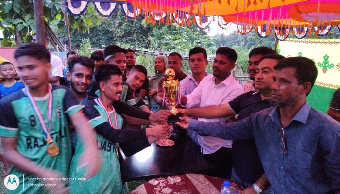 রাজস্থলীতে মিনিবার ফুটবল টুর্নামেন্ট সম্পন্ন