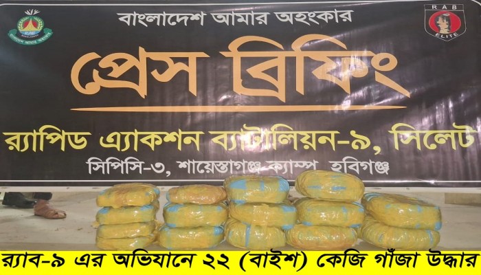 গাঁজাসহ ০২ জন মাদক ব্যবসায়ীকে আটক করেছে র‌্যাব।