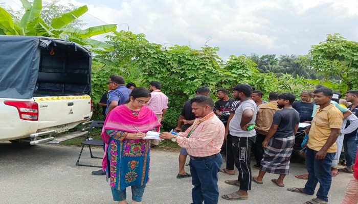 কালীগঞ্জে পৃথক দুই ভ্রাম্যমাণ আদালতে ৩০ মামলায় জরিমানা ও কারাদণ্ড
