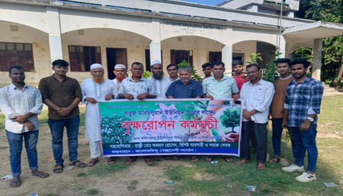 আলোকবিন্দু স্বেচ্ছাসেবী সংগঠনের উদ্যোগে পাঁচ শতাধিক গাছের চারা রোপণ
