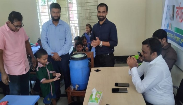 কাউখালীতে বিশ্ব হাত ধোয়া দিবস উদযাপন
