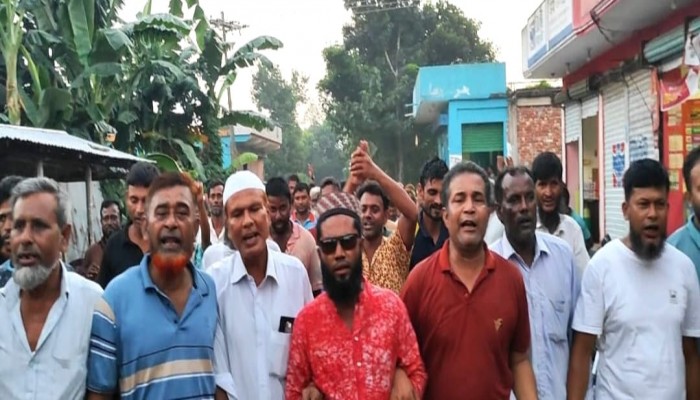 বিএনপি’র ৩১ দ'ফা বা'স্তবায়নের লক্ষে গৌরীপুরে বিএনপির মি'ছিল।