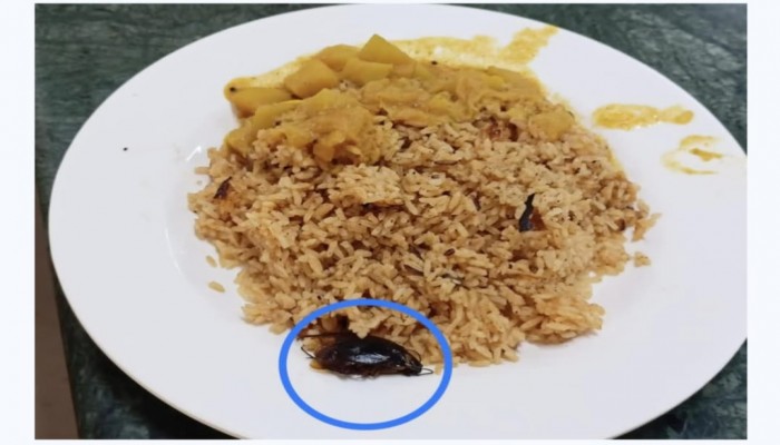 কুবির ক্যাফেটেরিয়ার খাবারে তে'লাপোকা পাওয়ার অ'ভিযোগ।