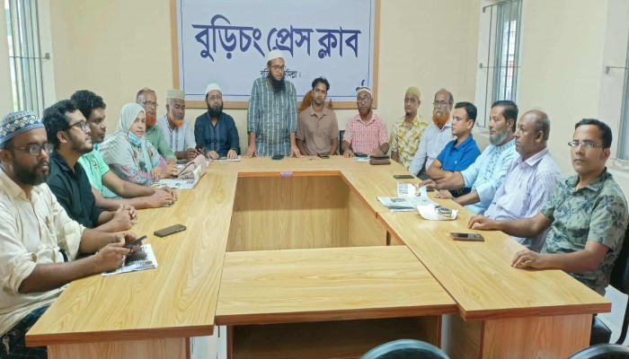 বুড়িচং প্রেসক্লাবের সাংবাদিকদের সাথে শিক্ষক নেতৃবৃন্দের মতবিনিময়