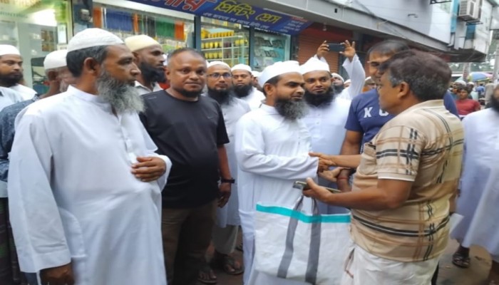 মণিরামপুরে মাওলানা রশীদ বিন ওয়াক্কাসের গণসংযোগ