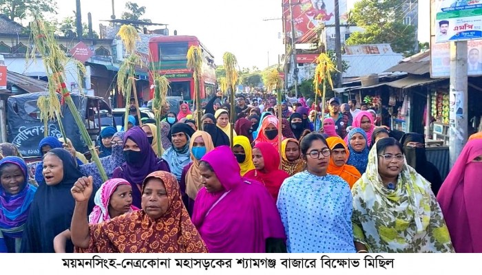ময়মনসিংহ-৩ আসনে বিএনপির মনোনয়ন পরিবর্তনের দাবিতে গৌরীপুরে বিক্ষোভ সমাবেশ