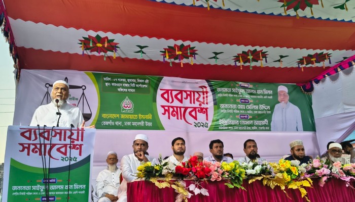 স্বপ্নের সমাজ প্রতিষ্ঠায় জামায়াত প্রার্থীদের বিজয়ী করতে হবে -সাইফুল আলম খান মিলন।