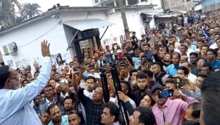 মণিরামপুরে বিএনপির বিক্ষোভ মিছিল ও সমাবেশ  ‎