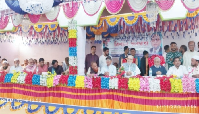 মাধবপুরে নির্বাচনী সভায় সৈয়দ মোঃ ফয়সল অঙ্গীকার শিক্ষা স্বাস্থ্য ও উন্নয়ন