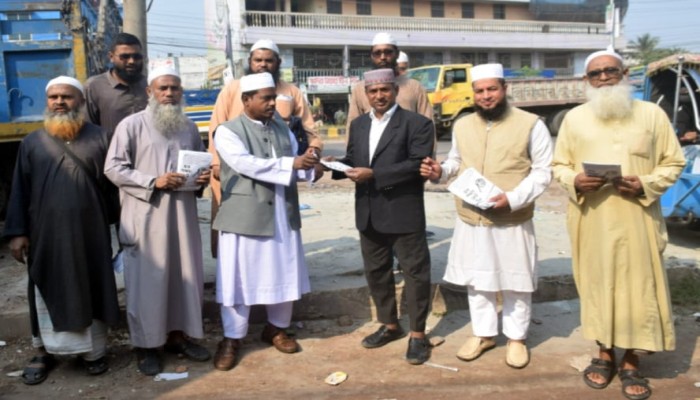 যশোর সদর -৩ আসনে হাতপাখার প্রার্থীর গণসংযোগ