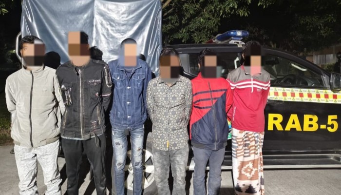রাজশাহী নগরীতে গাঁজা-ইয়াবা-ট্যাপেন্টাডল-সহ ৬ মাদক কারবারী গ্রেফতার