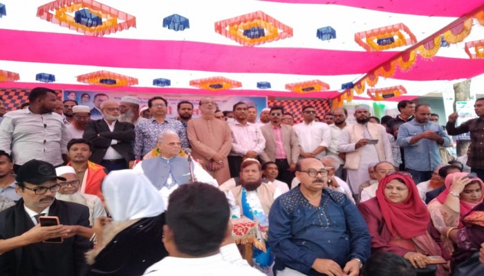 মির্জাগঞ্জে বিএনপির মনোনীত প্রার্থী আলতাফ হোসেন চৌধুরীর নির্বাচনী জনসভা অনুষ্ঠিত