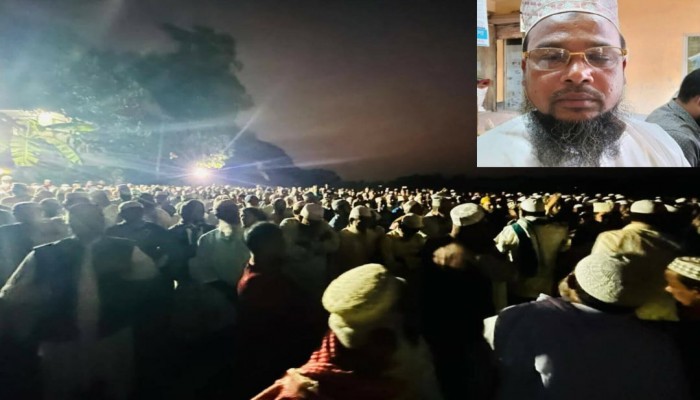 ব্রাহ্মণপাড়ায় শিক্ষক মাওলানা জামাল উদ্দিনের দাফন সম্পন্ন
