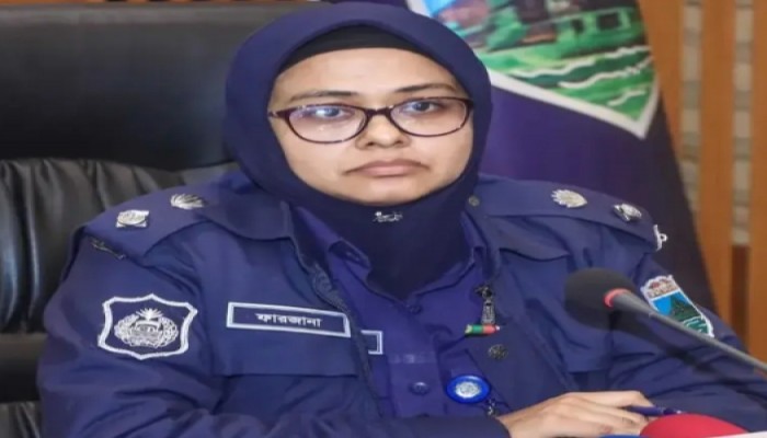 বরিশালের প্রথম নারী পুলিশ সুপার ফারজানা ইসলাম
