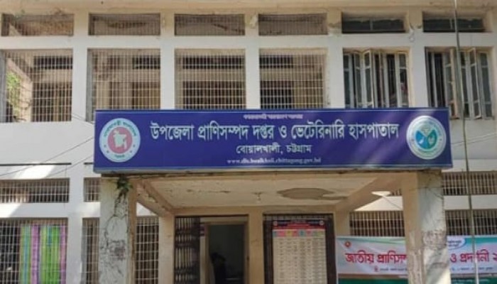 বোয়ালখালী থানার একশ গজ দূরে সরকারি হাসপাতাল চুরি
