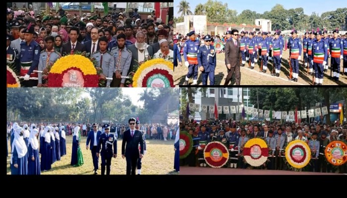 পঞ্চগড়ে যথাযোগ্য মর্যাদায় মহান বিজয় দিবস উদযাপন