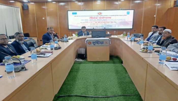 কুষ্টিয়ায় গ্রাম আদালত সম্পর্কে জনসচেতনতা বৃদ্ধিতে কর্মশালা অনুষ্ঠিত