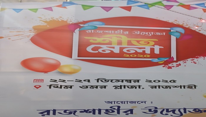 রাজশাহীতে চলছে শীতের পিঠা মেলা