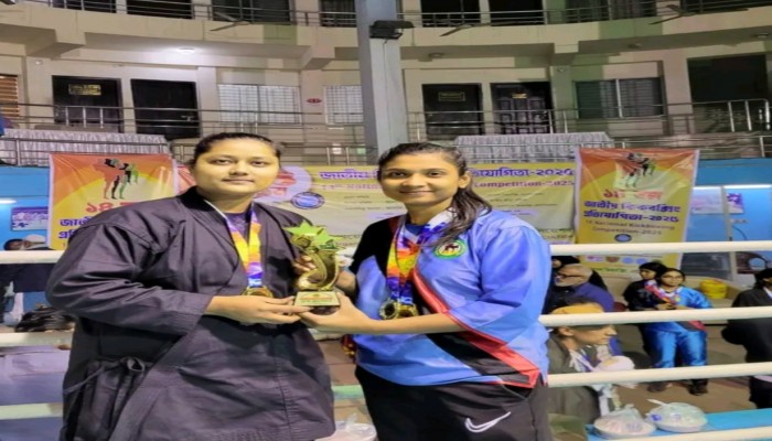 ১৪ ৩ম জাতীয় কিক বক্সিংয়ে নজরকাড়া সাফল্য অর্জন করে  টুর্নামেন্ট সেরা হলেন তাবাসসুম তারিন