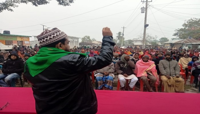 মনিরামপুর হাজিরহাটে রশীদ বিন ওয়াক্কাসের মতবিনিময় সভা