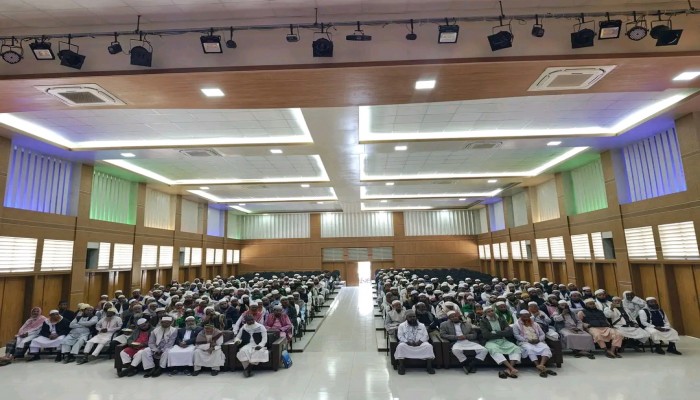 হালুয়াঘাটে ইমাম ও খতিবদের নিয়ে সংসদ নির্বাচন ও গন ভোট বিষয়ে মত বিনিময় সভা