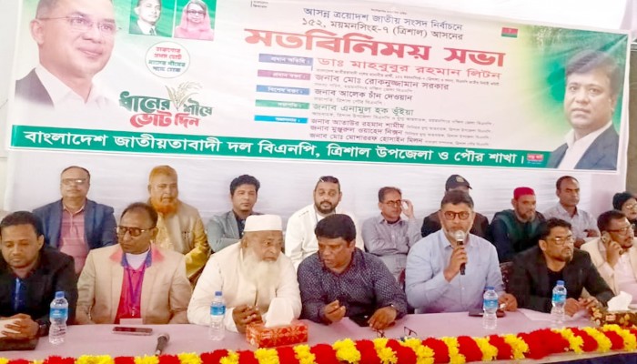 মণিরামপুরে জাতীয় পার্টির মতবিনিময় সভা
