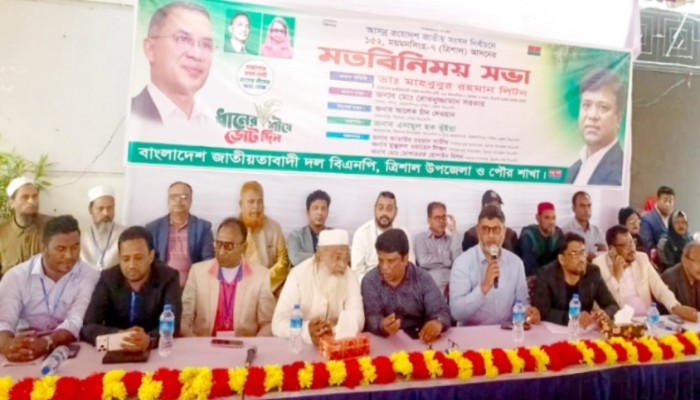 সাংগঠনিক সভায় উজ্জীবিত ত্রিশালে বিএনপির তৃণমূল