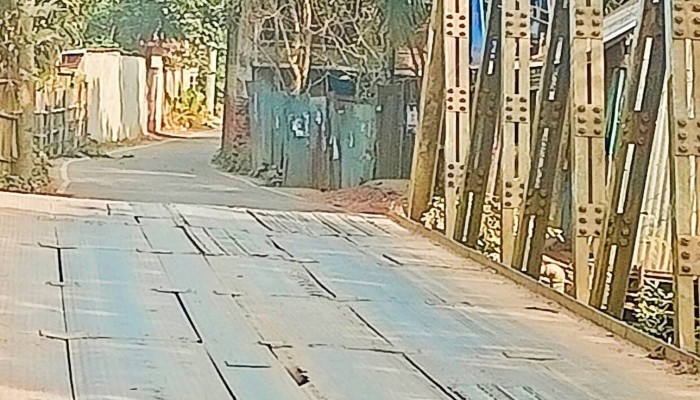 কাউখালী-স্বরূপকাঠি সড়কের বেইলি ব্রিজ এখন মরণফাঁদ/ যেকোনো সময় বড় দুর্ঘটনার আশঙ্কা