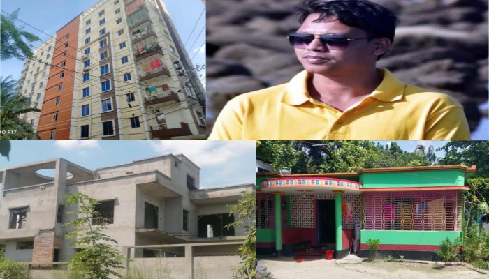 ভবন মালিকদের জিম্মি করে ঘুষ দুর্নীতির মাধ্যমে ৭ বছরে শত কোটি টাকার মালিক মাছ বিক্রেতার ছেলে রাজউকের ইমারত পরিদর্শক নির্মল মালো
