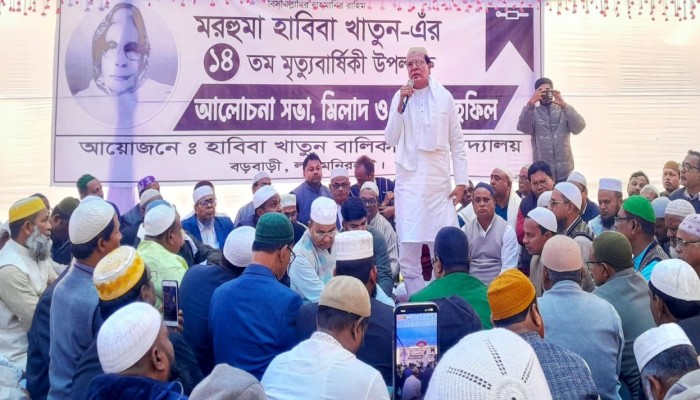 লালমনিরহাটে মরহুমা হাবিবা খাতুনের ১৪তম মৃত্যুবার্ষিকী পালিত