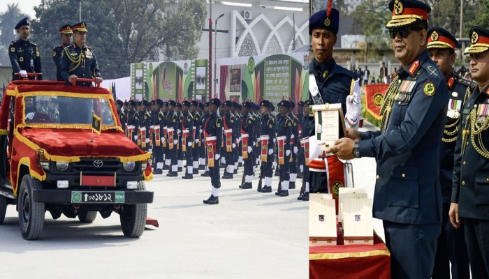 ​রাজশাহীতে ৬৩তম ব্যাচ কারারক্ষীর সমাপনী কুচকাওয়াজে কারা মহাপরিদর্শক