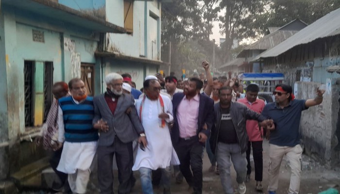 বুড়িচংয়ে ধানের শীষের প্রার্থী হাজী জসিম উদ্দিনের পক্ষে গণমিছিল