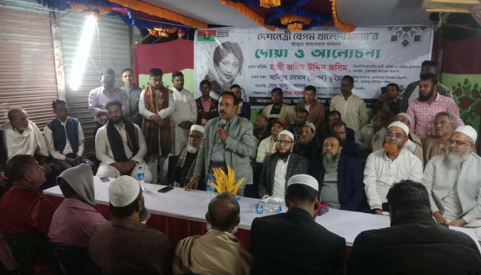 দুলালপুরে দেশনেত্রী বেগম খালেদা জিয়ার আত্মার মাগফেরাত কামনায় দোয়া ও আলোচনা সভা