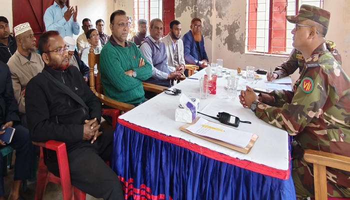 কাউখালীতে সাংবাদিকদের সাথে সেনাবাহিনীর মত বিনিময় সভা অনুষ্ঠিত
