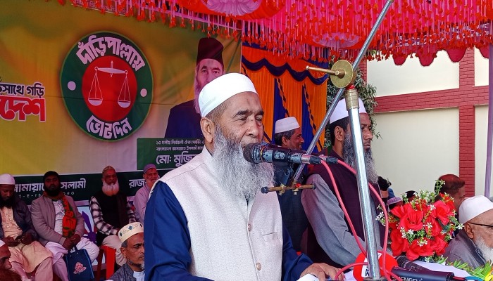 রাজশাহী-১ আসনে জামায়াতের নির্বাচনী জনসভা অনুষ্ঠিত