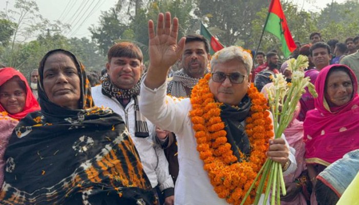 রাজশাহী-৩ : শফিকুল হক মিলনের গণসংযোগে জনসমর্থনের সাড়া