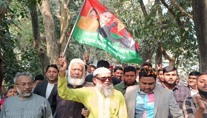 বিএনপির প্রার্থী শেখ মো. আব্দুল্লাহর গণসংযোগ ও পথসভা অনুষ্ঠিত হয়েছে